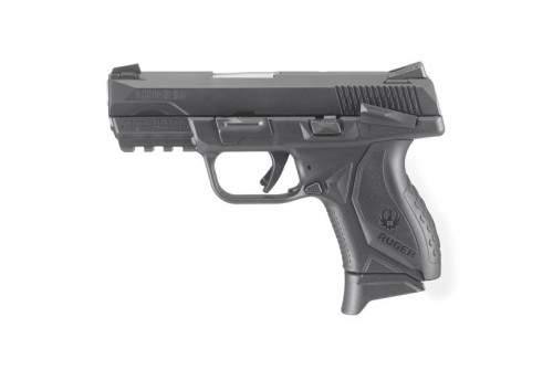 Ruger American Compact 9mm Pistol With Manual Safety, Black - 8639