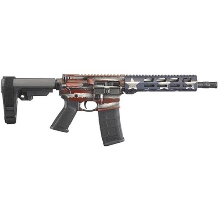 Ruger AR-556 5.56 NATO Pistol, American Flag - 8573