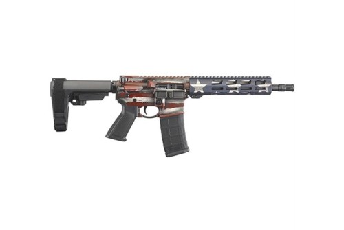 Ruger AR-556 5.56 NATO Pistol, American Flag - 8573