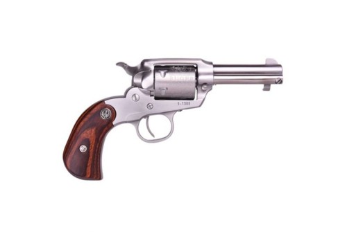 Ruger Bearcat Shopkeeper .22 LR 3" Revolver, Satin Stainless - 0915