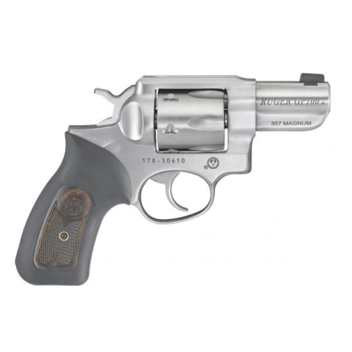 Ruger GP100 2.5" .357 Magnum Revolver, Satin Stainless - 1763