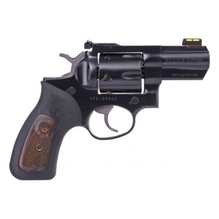 Ruger GP100 Carry 3" .357 Magnum Revolver, Black - 1790