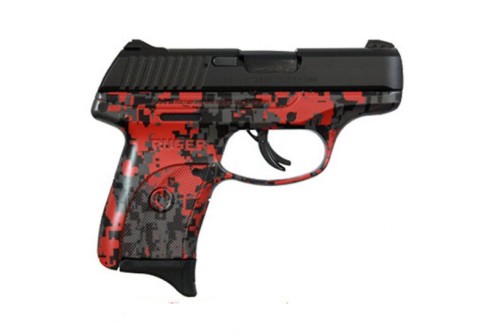 Ruger LC9s 9mm Pistol, Digital Red Camo - 3266