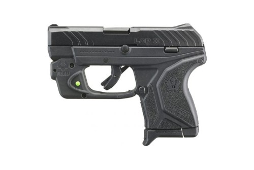 Ruger LCP II .380 ACP Pistol With Viridian Green Laser, Black - 13711