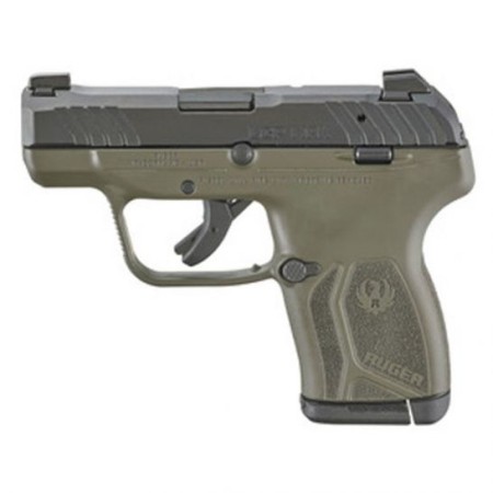 Ruger LCP Max .380 ACP Pistol, OD Green/Black - 13733