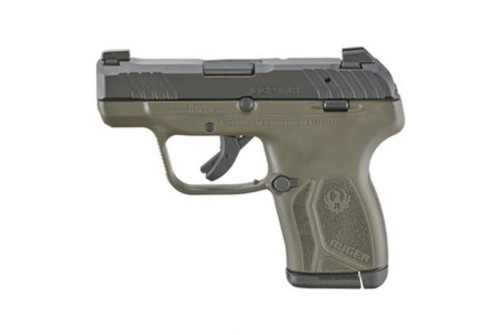 Ruger LCP Max .380 ACP Pistol, OD Green/Black - 13733