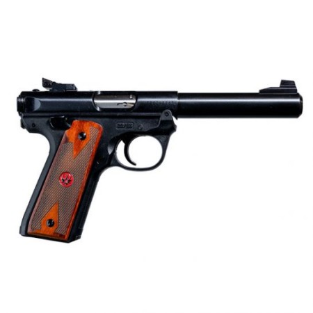 Ruger Mark IV .22 LR Pistol With Wood Grips, Blued - 40140