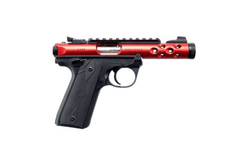 Ruger Mark IV Lite Threaded Barrel .22 LR Pistol, Red - 43910