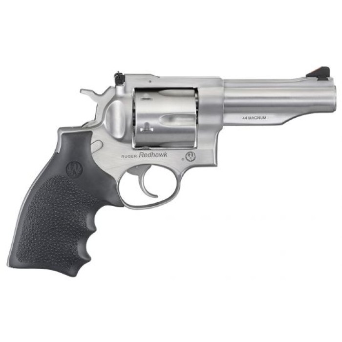 Ruger Redhawk 4.2" .44 Magnum Revolver With Hogue Monogrip, Stainless - 5044