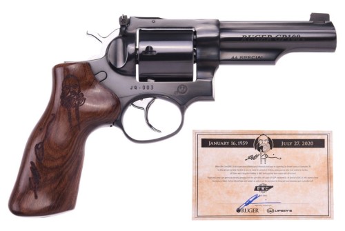 RUGER GP100 44SPC BLUE 4" JEFF QUINN 1788