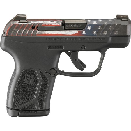 Ruger LCP MAX 380 ACP, 2.8" Barrel, American Flag, Double Action Only, 10r