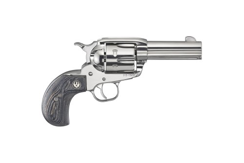 Ruger Vaquero .357 Mag, 3.75" Barrel, Laminate Birds Head Grip, Stainless, 6rd