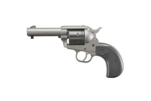 Ruger Wrangler 3.75" .22 LR Revolver With Birdshead Grip, Silver Cerakote - 2016