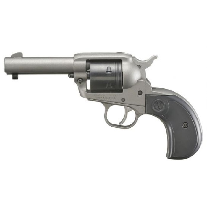 Ruger Wrangler 3.75" .22 LR Revolver With Birdshead Grip, Silver Cerakote - 2016