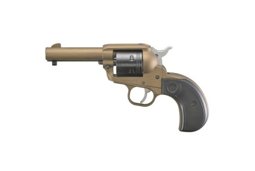 Ruger Wrangler 3.75" .22 LR Revolver With Birdshead Grips, Bronze - 2017