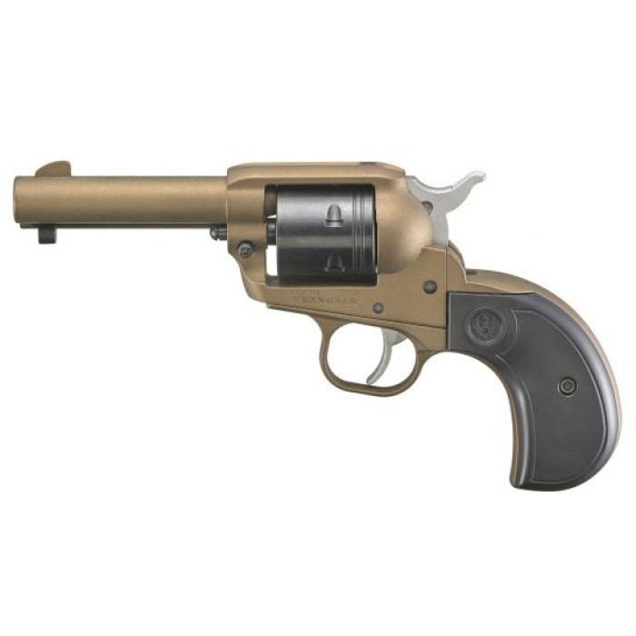 Ruger Wrangler 3.75" .22 LR Revolver With Birdshead Grips, Bronze - 2017