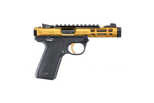 Ruger Mark IV 22/45 LITE .22LR Gold & Black Target Pistol - 43926