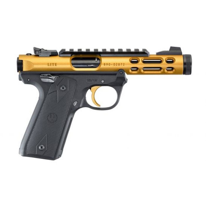 Ruger Mark IV 22/45 LITE .22LR Gold & Black Target Pistol - 43926