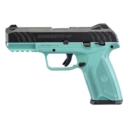 Ruger Security-9 9mm TALO Edition Black & Turquoise Pistol - 3821