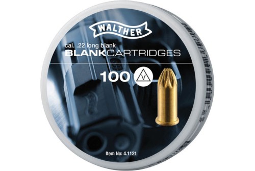 Walther Blanks .22 Long 1000pk - Noise Only Blanks 10-100pks !