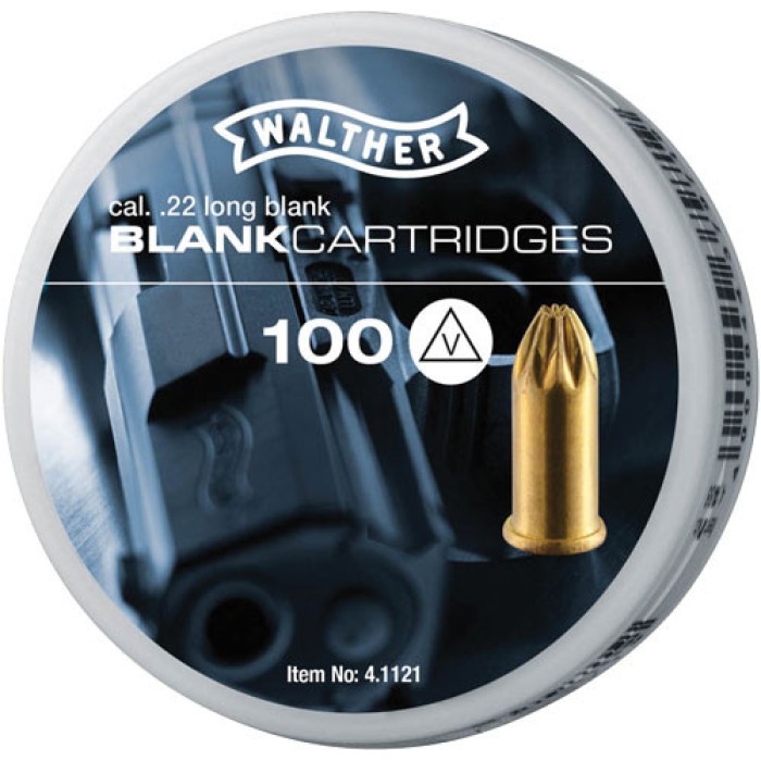 Walther Blanks .22 Long 1000pk - Noise Only Blanks 10-100pks !