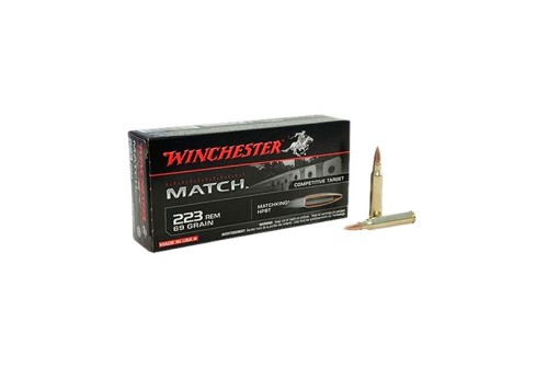 Winchester 223 69gr Match HPBT Ammunition 20rds - S223M2