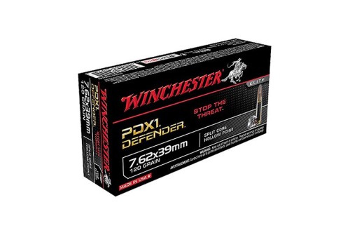 Winchester 7.62x39mm 120gr PDX1 Defender Ammunition 20rds - S76239PDB