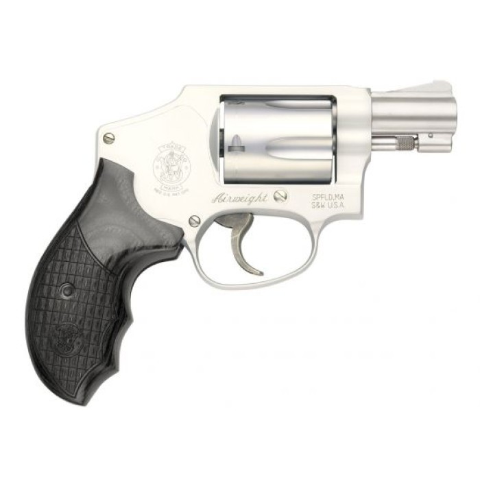 S&W 642 Deluxe 1.875" .38 Special SS Revolver, Black Croc Grips - 150957