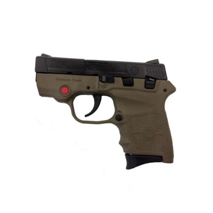 SMITH & WESSON M&P Bodyguard .380 Auto 2.75in 6rd FDE Pistol with Crimson Trace Laser (10168)