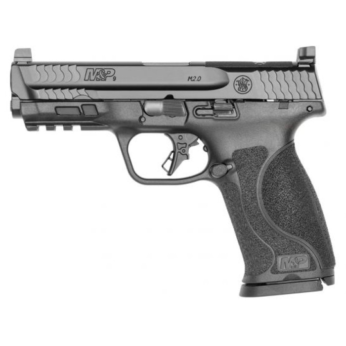 S&W M&P 2.0 4.25" Optics Ready 9mm Pistol, Black - 13564