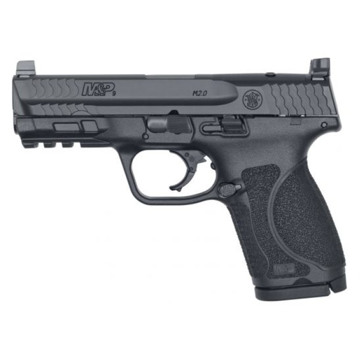 S&W M&P 2.0 Compact Optics Ready 9mm Pistol, Black - 13143