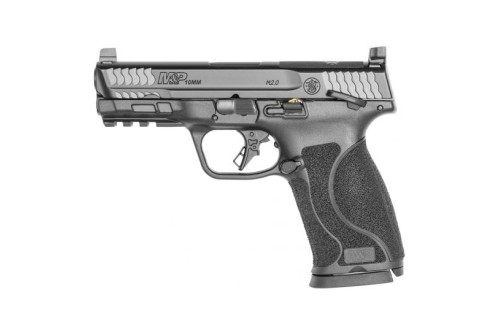 S&W M&P 2.0 TS Compact 4" Optics Ready 10mm Pistol, Black - 13390