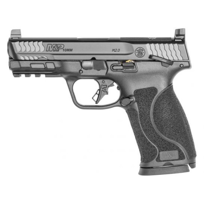 S&W M&P 2.0 TS Compact 4" Optics Ready 10mm Pistol, Black - 13390