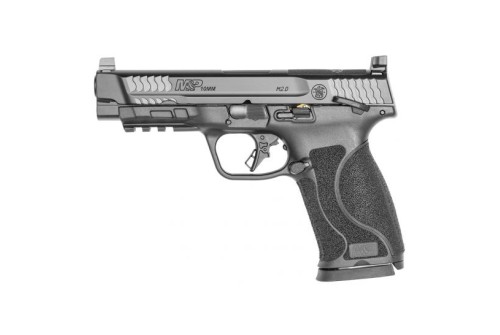 S&W M&P 2.0 TS 4.6" Optics Ready 10mm Pistol, Black - 13388