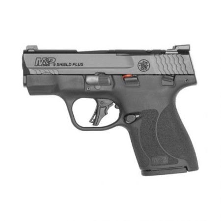 S&W M&P Shield Plus MS Optics Ready 10 Round 9mm Pistol, Black - 13559