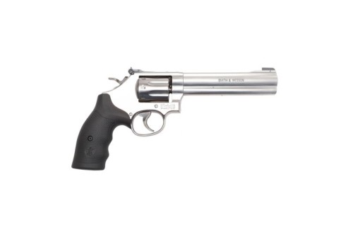 S&W M648 K-Frame .22 WMR Revolver, Stainless - 12460
