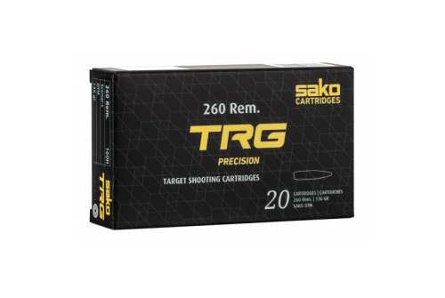 Sako TRG Precision 260 Rem Ammo 136 grain Open Tip Match Box of 20 Rounds