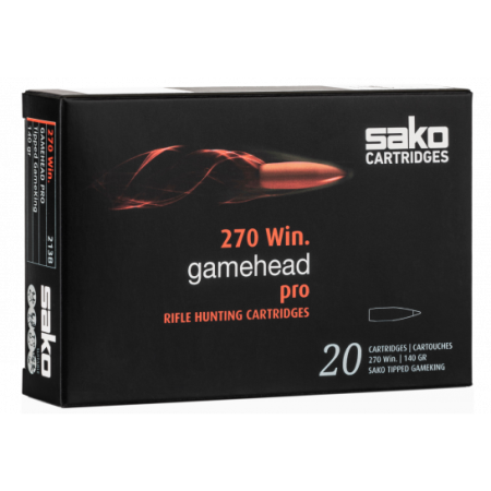 Sako Gamehead Pro .270 Win Ammo 140 Grain 20rds - C621213BSA10X