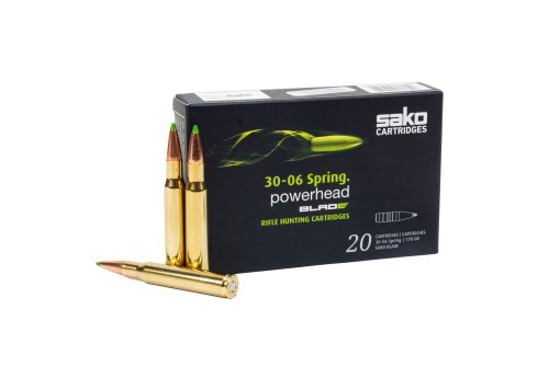 Sako PowerHead Blade .30-06 Springfield 170 Grain Ammunition 20/10