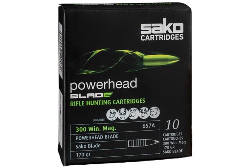 Sako Powerhead Blade Brass .300 Win 170 Grain 20-Rounds