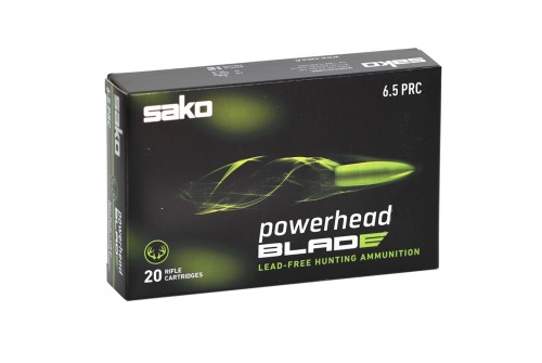 Sako PowerHead Blade Brass 6.5 PRC 120 Grain 20-Rounds