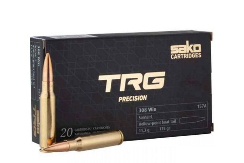 Sako TRG Precision 308 Winchester Ammo 175 Grain Hollow Point Boat Tail 20/10