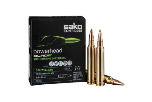 Sako Powerhead 170 gr Lead Free .300 WM Ammunition, 10 Rounds - C633657ASB10X