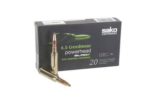 Sako Powerhead Blade 120 gr Lead Free 6.5 Creedmoor Ammunition, 20 Rounds - C663657HSA10X