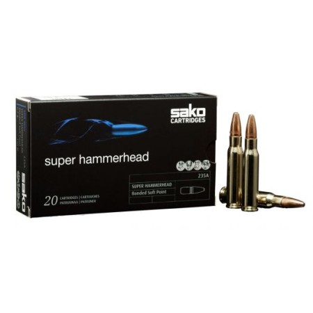 Sako Super Hammerhead 180 gr 30-06 Springfield Ammunition, 20 Rounds - C631236ASA10X