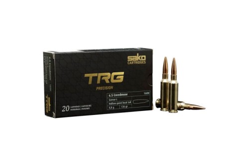 Sako TRG Precision 6.5 Creedmoor 136gr Hollow Point Boat Tail Ammunition Box of 20 C663160HSA10XBX