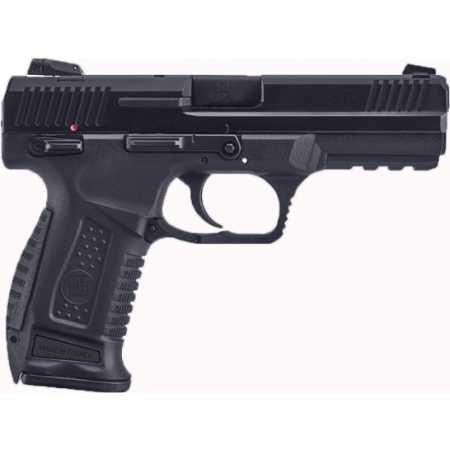 SAR ST9 9mm Pistol 4.4" 17rd, Black - ST9SLBL