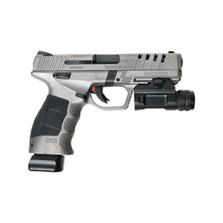 SAR USA SAR9X 9mm Pistol W/ Weapon Light, Platinum Cerakote - SARGSAR9X