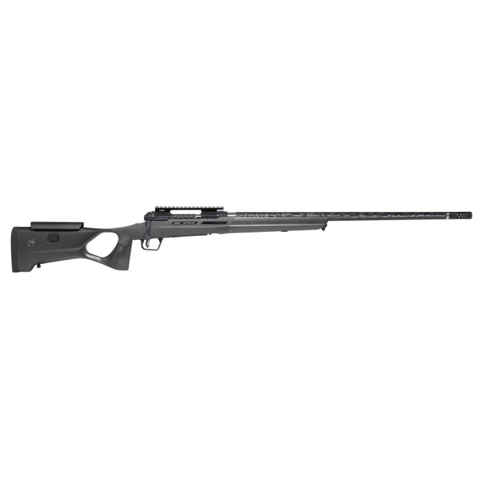 Savage 110 KLYM 6.5 PRC, 24" Threaded Barrel, 2rd, Black/Gray