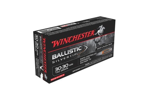 Winchester 30-30 150gr Ballistic SilverTip rifle Ammunition 20rds - SBST3030